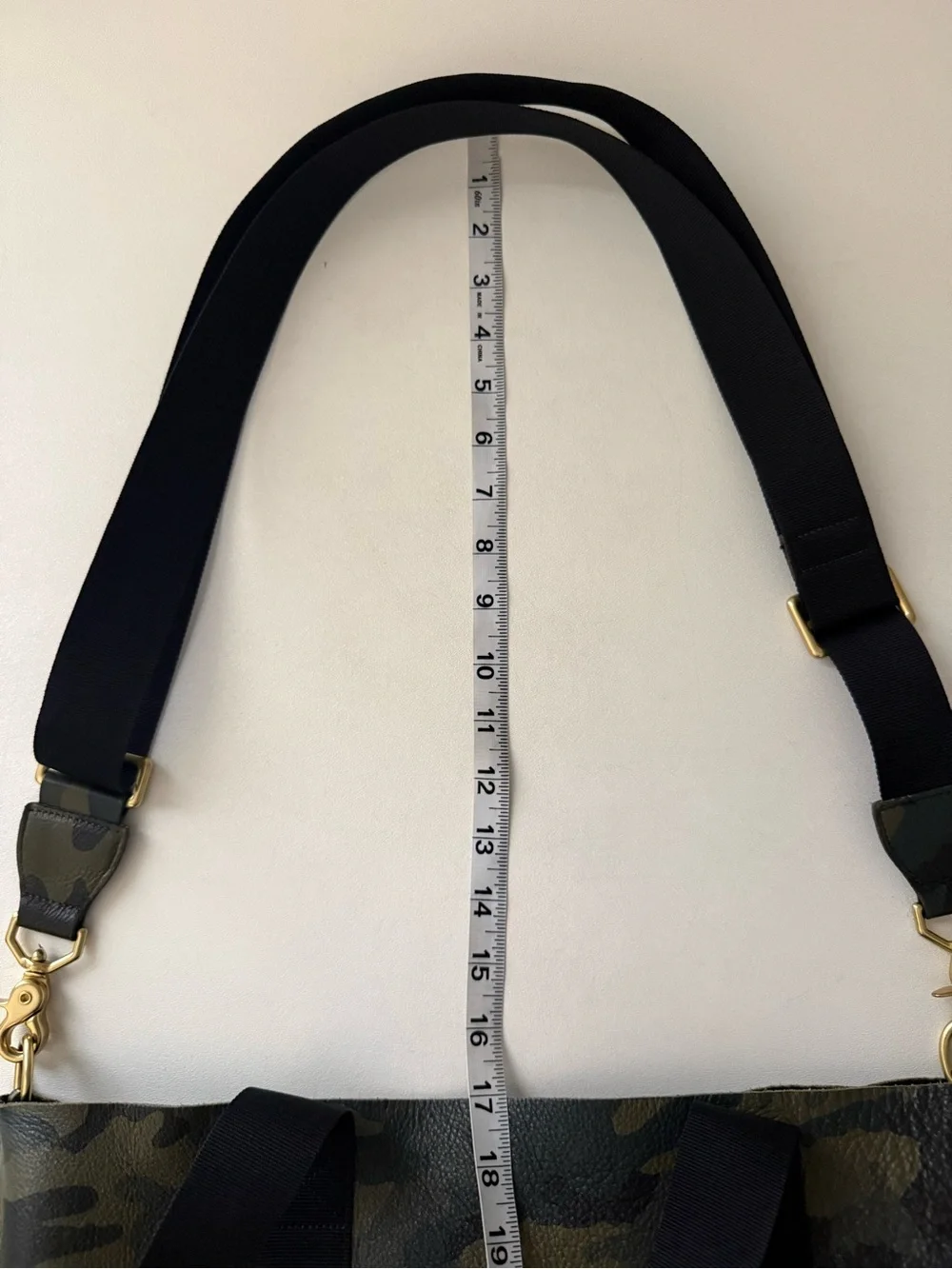 Corroon Baby Daddy Camo Tote Bag Leather Crossbody Carryall Weekend Shopper Work